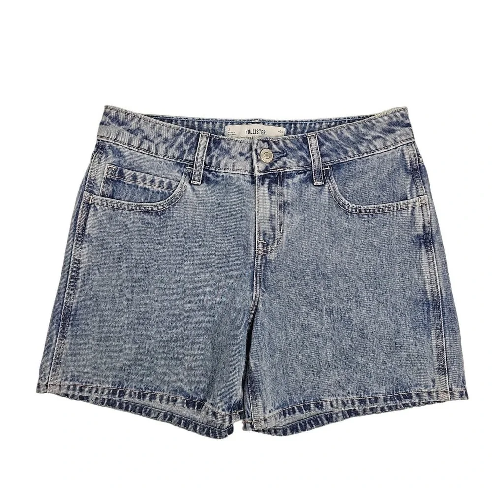Hollister Denim Shorts Low-Rise 5